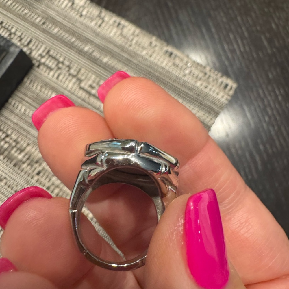 Silver Statement Ring - image 4